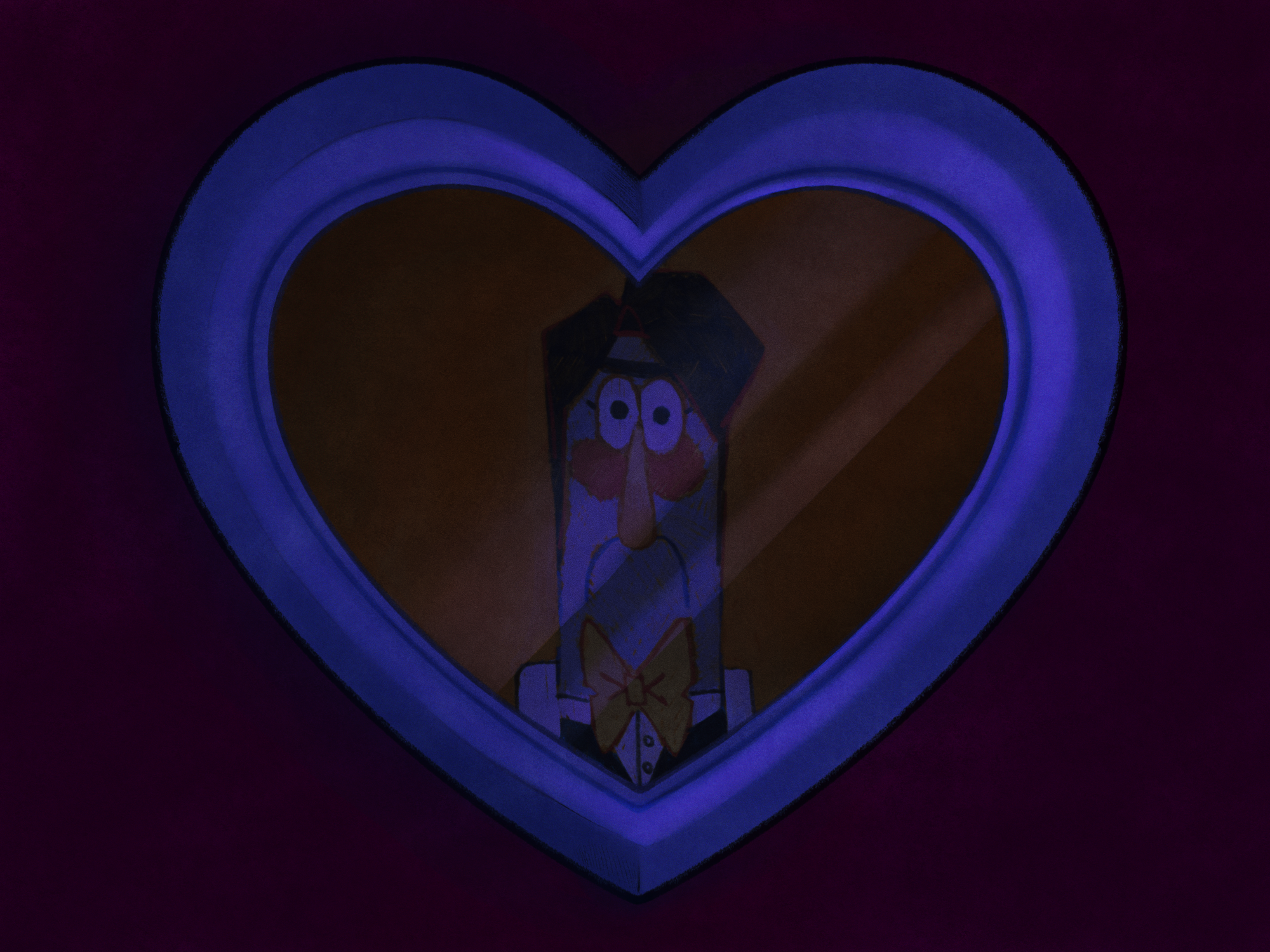 A framed photo of Frank.